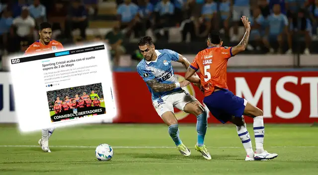 Sporting Cristal es noticia en Paraguay tras eliminar a 2 de Mayo.