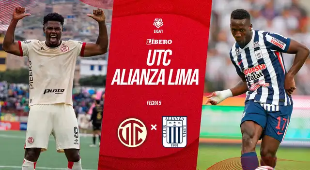 Alianza Lima se enfrenta a UTC por la fecha 5 del Torneo Apertura de la Liga 1 2026