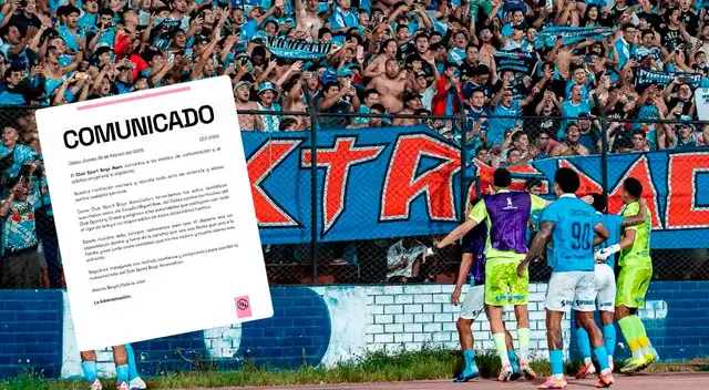 Comunicado de Sport Boys sobre hechos con hinchas de Sporting Cristal.