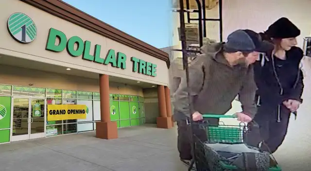 La policía investiga a los presuntos ladrones de tiendas Dollar Tree.