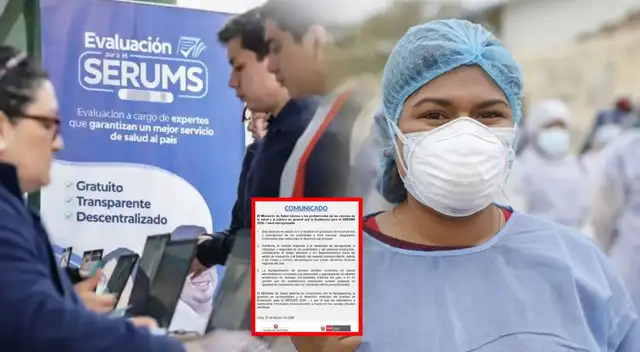 MINSA ha confirmado cambio de fecha para SERUMS-2026