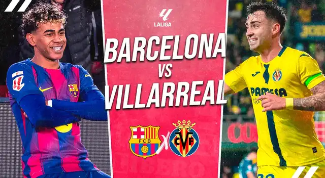 Barcelona recibe al Villarreal por la fecha 26 de LaLiga.