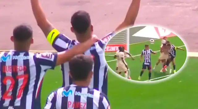 Gol de Renzo Garcés para Alianza Lima