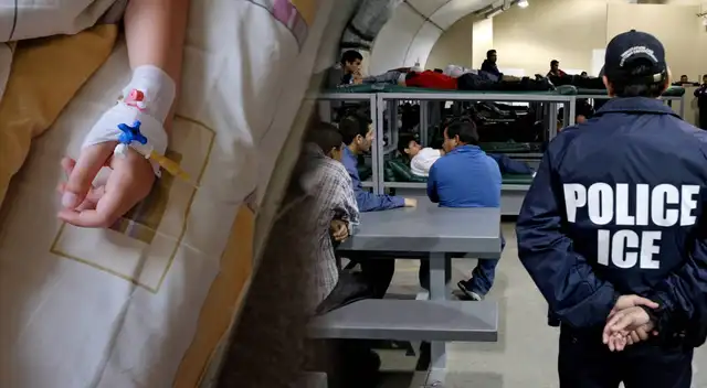 Alerta por menores con fiebre en centro de ICE en Texas.