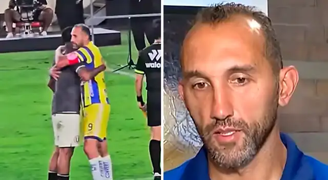 Hernán Barcos habló sobre su abrazo con Alex Valera. Foto: composición Libero/ Desvelados/difusión Hernán Barcos habló sobre su abrazo con Alex Valera. Foto: composición Libero/ Desvelados/difusión