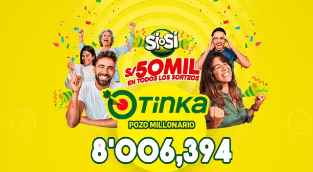 La Tinka del miércoles 4 de marzo: ¡lo último sobre la lotería! La Tinka del miércoles 4 de marzo: ¡lo último sobre la lotería!