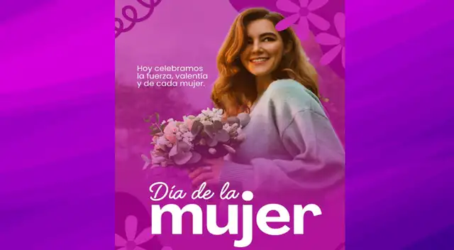 Aquí puedes descargar una imagen especial por el Día de la Mujer, perfecta para enviar un saludo.