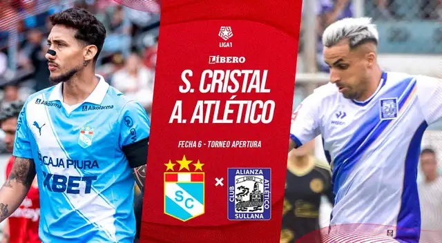 Sporting Cristal vs Alianza Atlético EN VIVO por L1 MAX.