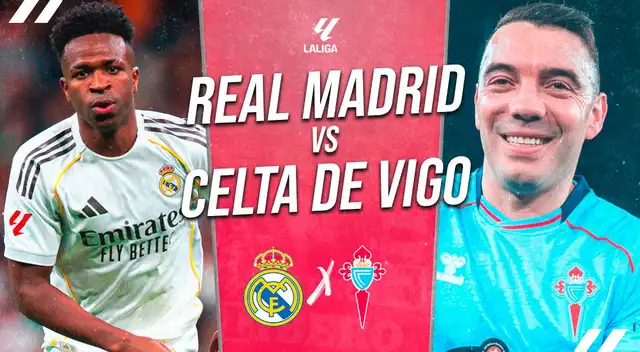 Real Madrid vs. Celta de Vigo juegan este por una nueva fecha de LaLiga.