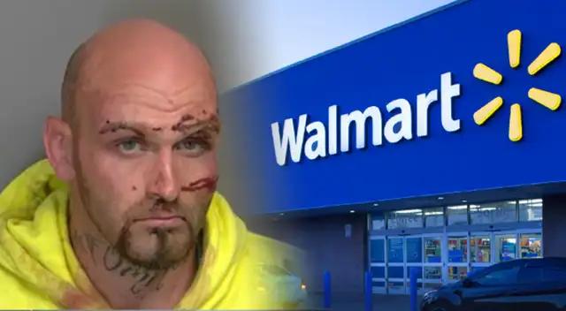 Walmart: hombre que intentó apuñalar a policía en el rostro se declara inocente de los cargos.