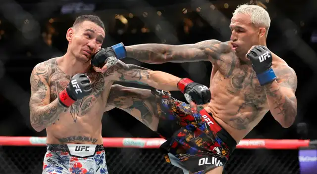 Charles Oliveira se quedó con el título BMFC durante el UFC 362