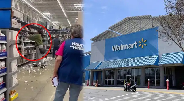 Compradora rompe platos en Walmart de Magee.