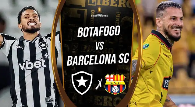 Botafogo y Barcelona SC juegan por la vuelta de la Fase 3 de la Copa Libertadores 2026.