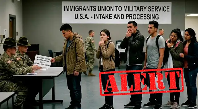 Inmigrantes en EE. UU. corren riesgo de ser reclutados por guerra con Irán.