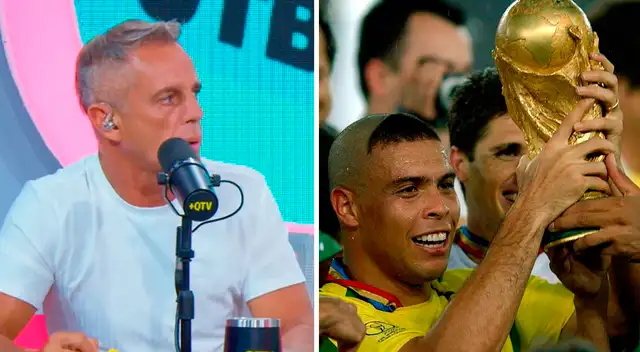Julinho recibió saludo de histórico jugador brasileño. Foto: composición Líbero/Más que Fútbol/X