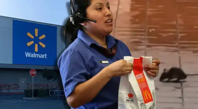 McDonald's en Walmart Dinuba se pronuncia sobre roedores.