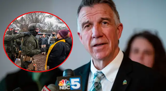 Gobernador de este estado rechaza las tácticas de los agentes de ICE en peligroso operativo.