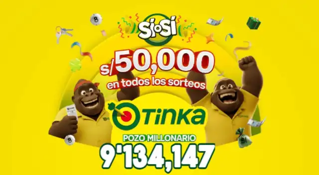 La Tinka en vivo: revisa resultados del sorteo de hoy