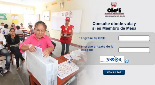 ONPE: revisa el LINK para saber dónde votar tras reasignación