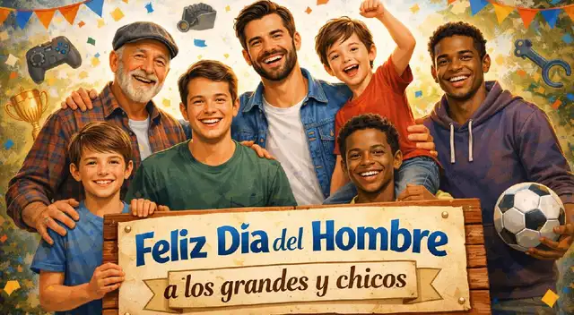 ¡Feliz Día del Hombre hoy, 19 de marzo!