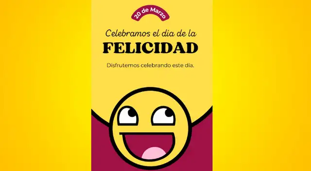 Celebra la felicidad con esta imagen.