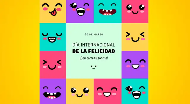 Comparte esta linda imagen por el Día de la Felicidad.