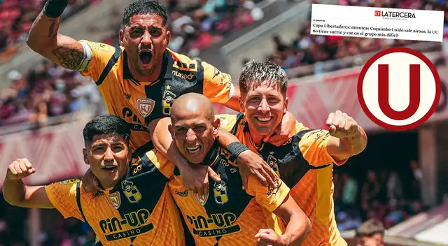 Universitario y Coquimbo Unido de Chile integran el grupo B de la Copa Libertadores 2026.