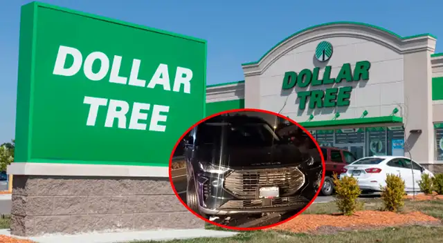 Dollar Tree: reportan accidente y auto ocasiona graves daños a un edificio, ¿qué pasó con el conductor?