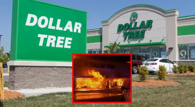 Dollar Tree: reportan incendio de gran magnitud en la tienda y autoridades revelan actual situación.