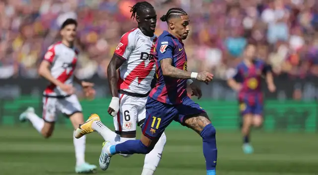 Barcelona vs. Rayo Vallecano juegan en Cataluña por la fecha 29 de LaLiga EA Sports 2025-2026.
