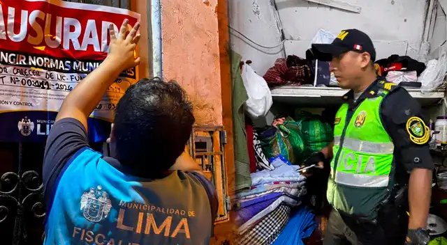 La Municipalidad de Lima y PNP realizan operativo en favor de la salud pública de la población.