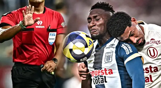 Definen al árbitro para el partido entre Universitario vs. Alianza Lima.