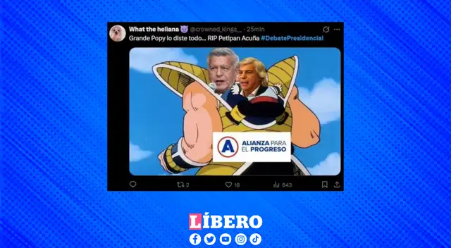 Olivera acusó de muchas cosas al presidente y candidato de Alianza para el Progreso.