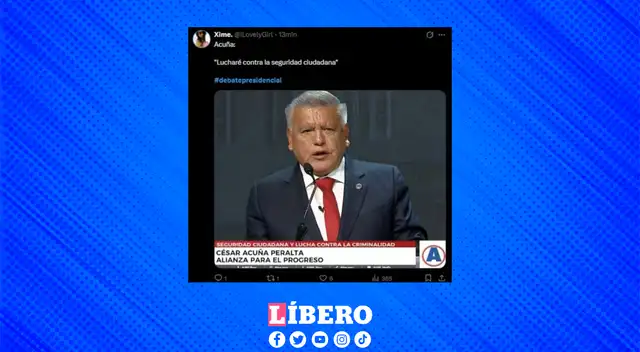Acuña fue acusado de no haber trabajado en beneficio de Trujillo y la región La Libertad.
