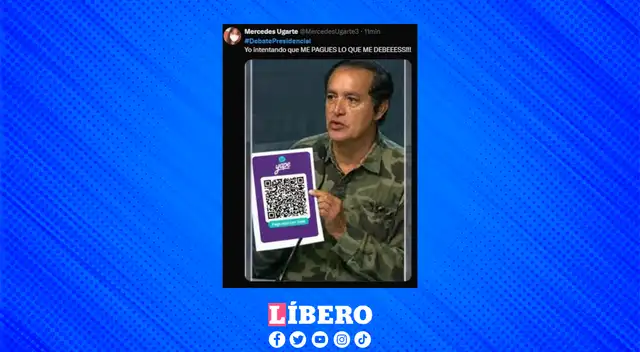 Alex Gonzáles fue otro candidato que criticó duramente a varios candidatos, principalmente, a Rafael López Aliaga.