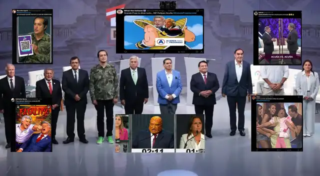 El día 1 del debate presidencial dejó más momentos dignos de memes que propuestas para los problemas del país.