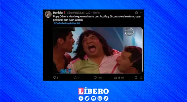 El debate presidencial dejó momentos memeables.