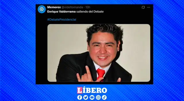 Enrique Valderrama del APRA se vuelve meme tras debate. Enrique Valderrama del APRA se vuelve meme tras debate.