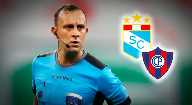 Polémico árbitro sancionado en Argentina dirigirá partido de Sporting Cristal vs Cerro Porteño