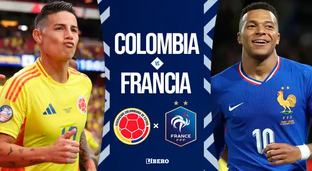 Colombia vs Francia se enfrentan por amistoso internacional FIFA