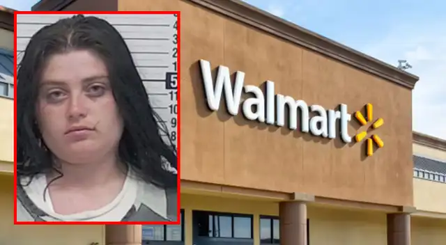 Walmart: arrestan a mujer que atacó a dos personas en estacionamiento; intentó quitarse las esposas.