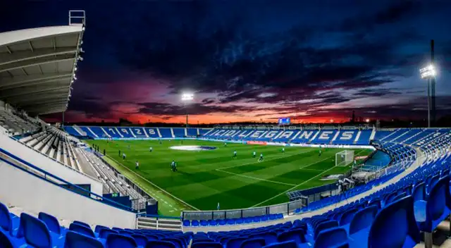 Estadio Butarque, Leganés, España. Foto: CD Leganés