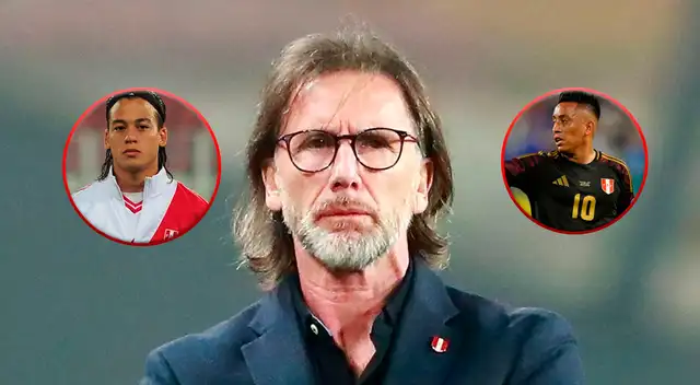 Ricardo Gareca habló sobre por qué prefirió a Cueva antes que Benavente. Foto: composición Líbero/FPF