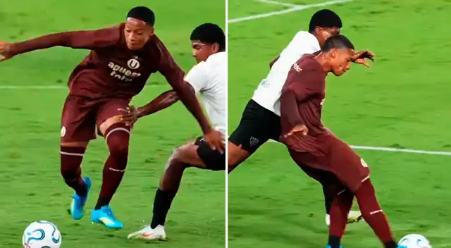 Christopher Loayza sumó minutos en el amistoso internacional ante LDU Quito.