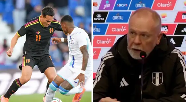Mano Menezes habló sobre el empate de Perú vs Honduras. Foto: composición Líbero/Movistar Deportes/FPF