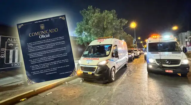 Comunicado de Alianza Lima por tragedia en Matute Comunicado de Alianza Lima por tragedia en Matute