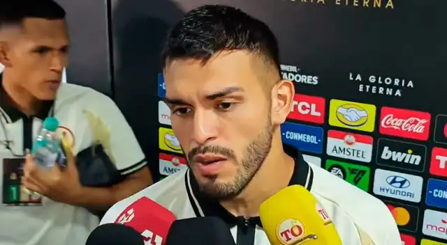 Miguel Vargas habló tras empate de Universitario ante Deportes Tolima.