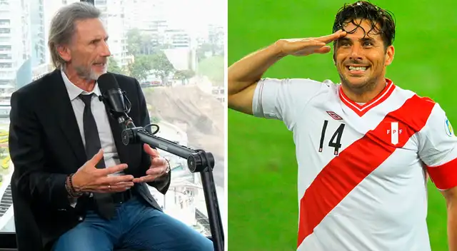 Ricardo Gareca habló sobre por qué no llevo a Claudio Pizarro al Mundial. Foto: composición Líbero/La Linares