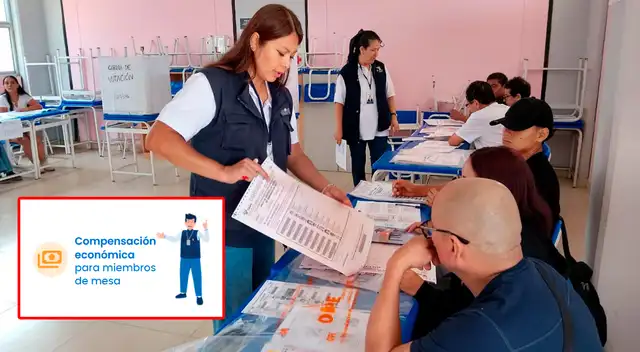 Si eres miembro de mesa, regístrate en el enlace oficial de la ONPE para recibir la compensación económica de 165 soles.
