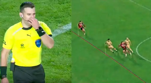 Polémica decisión del VAR anuló el gol de Cusco FC contra Flamengo por Copa Libertadores.
